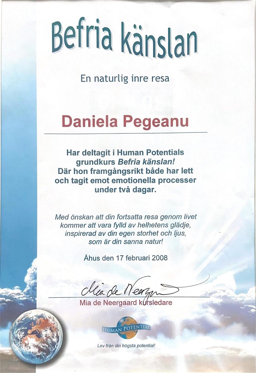 Diplom, Befria känslan, Human Potential